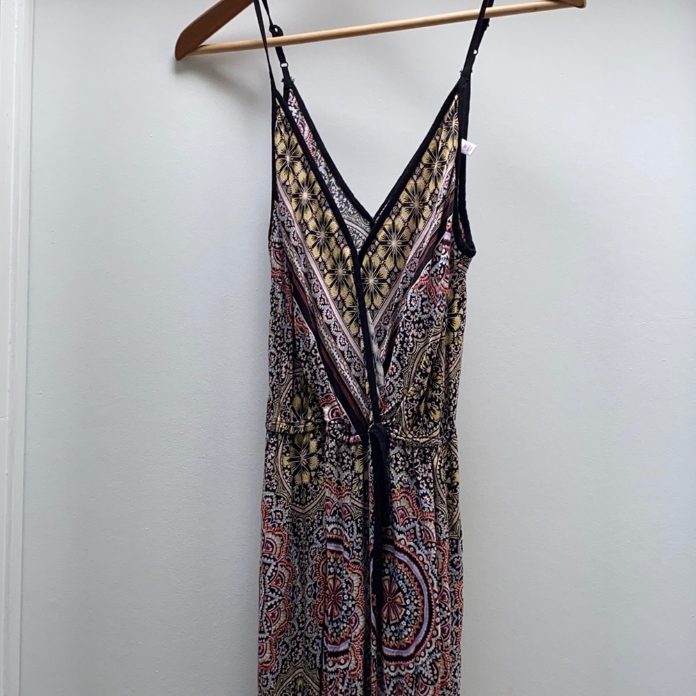 Boho wide leg romper